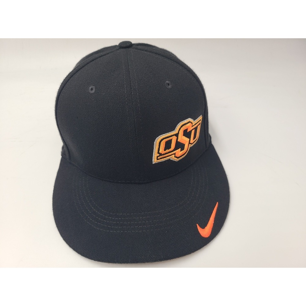 Oklahoma State University Cowboys Nike 643 Dri-Fit Flex Fitted M-L Hat Cap NCAA